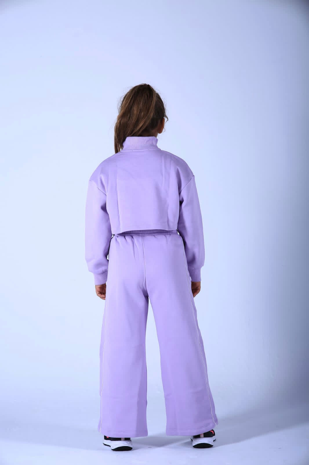Lilac cropped co-ord