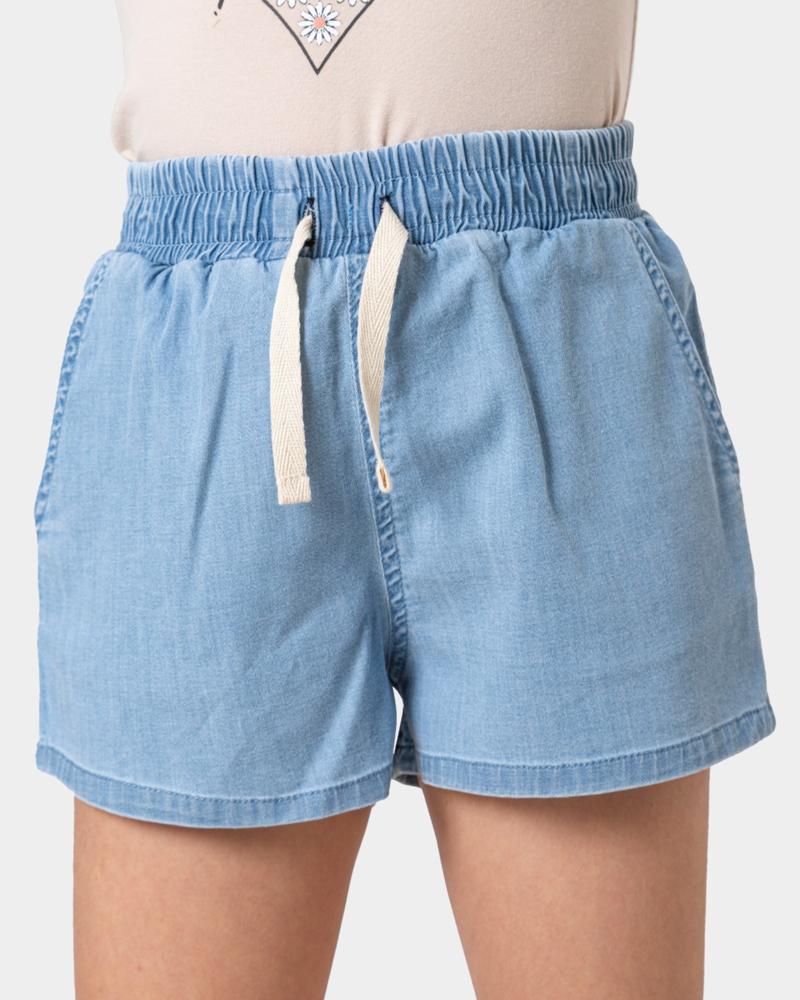 Chambray jeans short