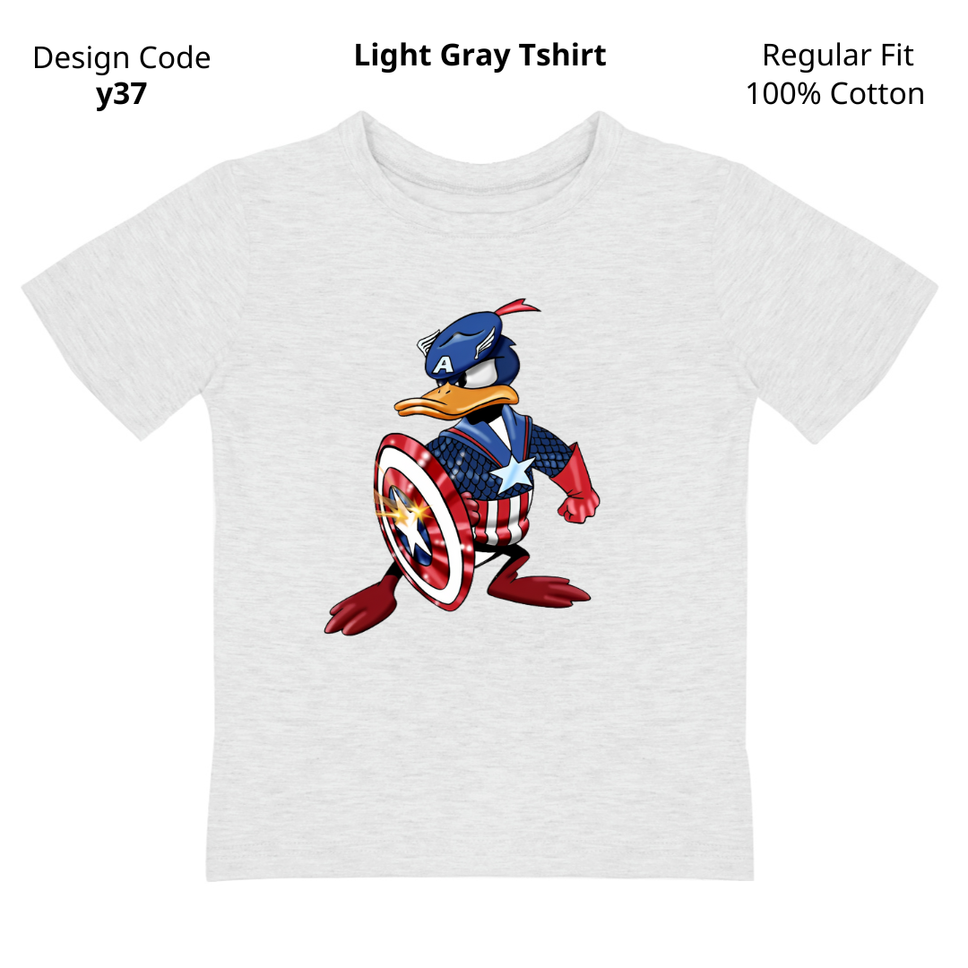 Captain America T-shirt ( Design Y37 )