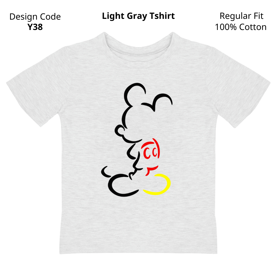 Mickey Mouse Shadow T-shirt ( Design Y38 )